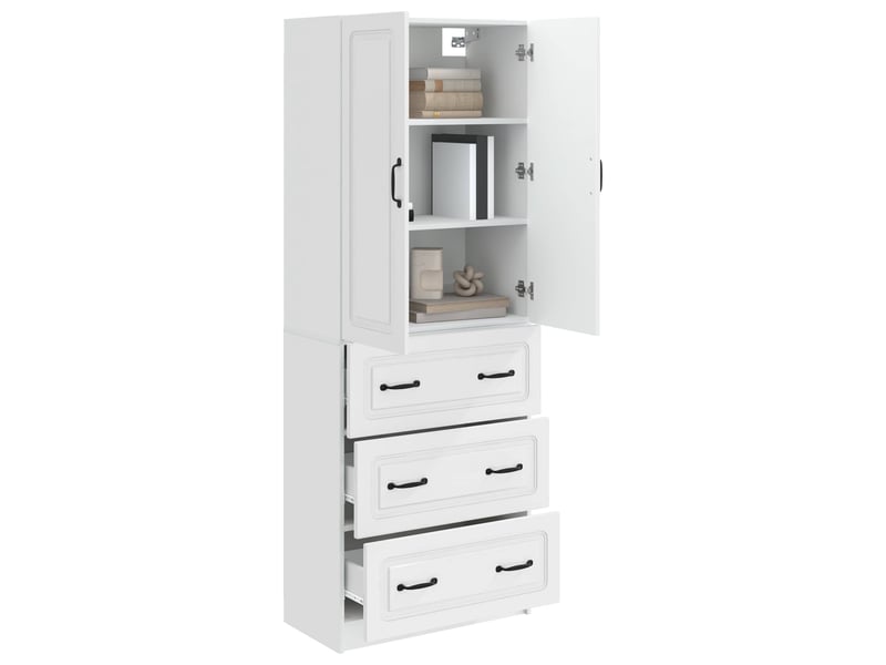 Ensemble de meubles 2 pcs, rangement de salon 66 x 34,5 x 87 cm bois d'ingénierie shl1611  - Conforama C