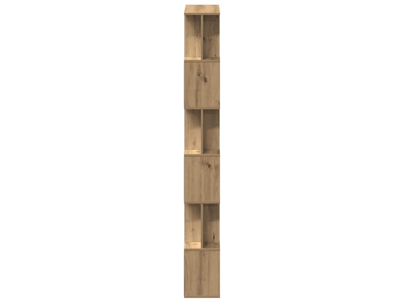  Bibliothèque, étagère de rangement chêne artisanal 80x24x192 cm bois d'ingénierie  - Conforama E