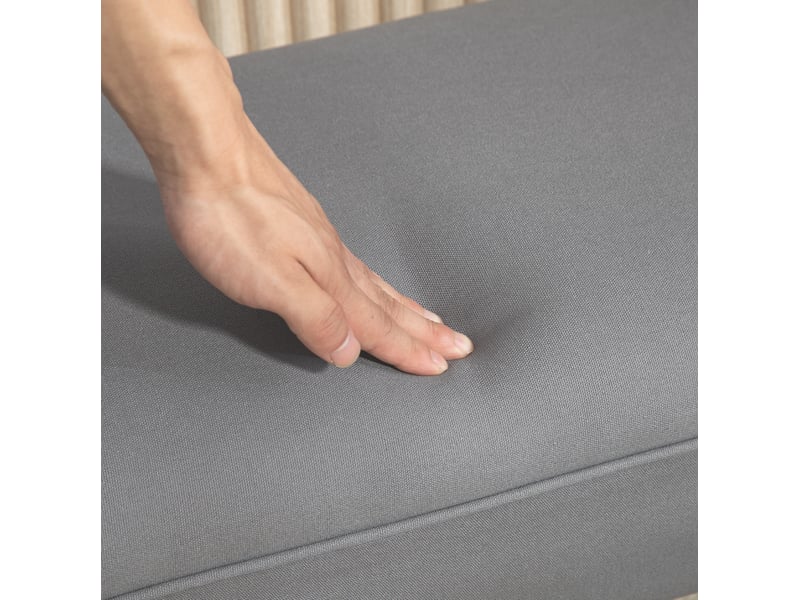  Banc rembourré chambre et entrée 102 cm gris foncé homvra  - Conforama E