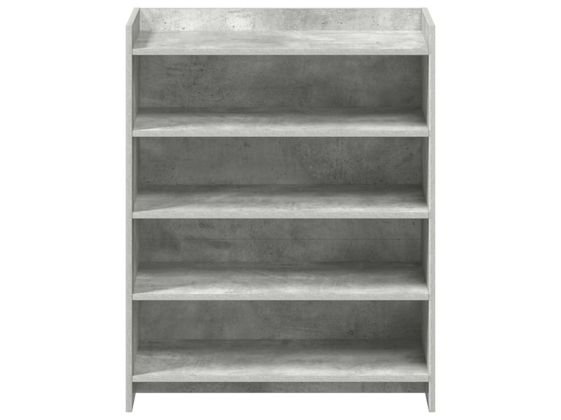  Meuble à chaussure, cabinet à chaussures avec stockage gris béton 73,5x36x92 cm shl6016  - Conforama D