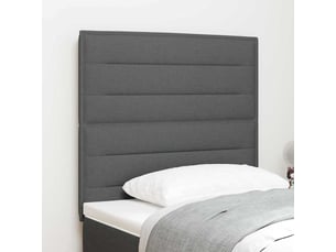 Tete de lit A poser largeur 80 cm gris