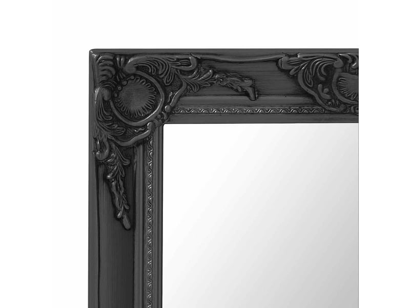  Miroir mural style baroque 50x40 cm noir cf62881  - Conforama D