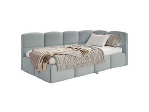 Lit 2 places 170x190 cm SELSEY Cloudy coloris gris