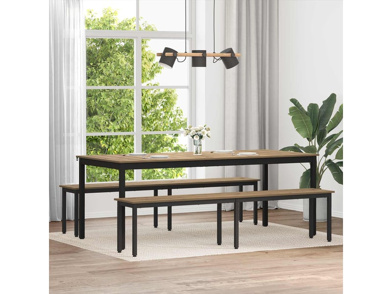  Banc d'entrée, banc d'intérieur chêne artisan 200x35x45 cm bois d'ingénierie  - Conforama B