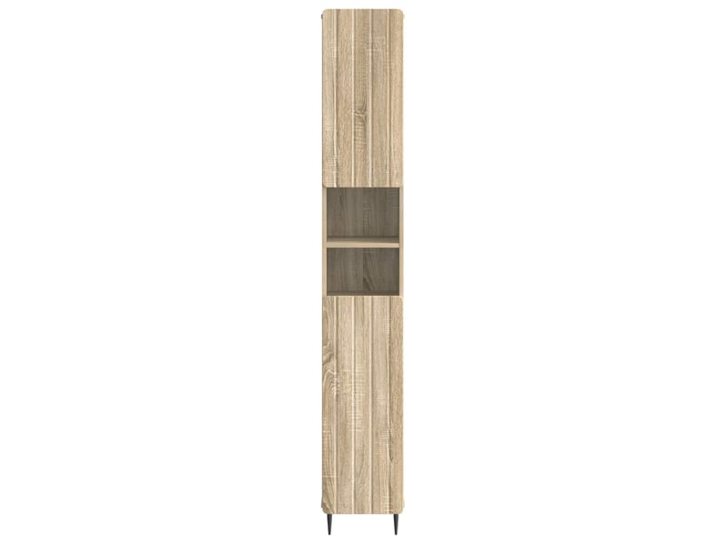  Colonne de salle de bain avec étagère ouverte zwolle shl2676  - Conforama D