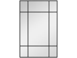 Miroir rectangulaire à fixer coloris noir <strong></strong>  <strong></strong> - 90 cm x 90 cm