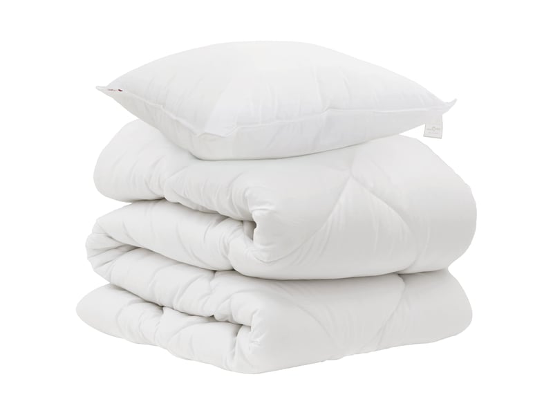  Couette avec oreiller 2 pièces - duvet blanc microfibre  - Conforama A