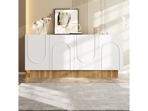 Buffet   0 tiroir(s)  OPULERANE TRADING LTD - 160 cm coloris blanc 