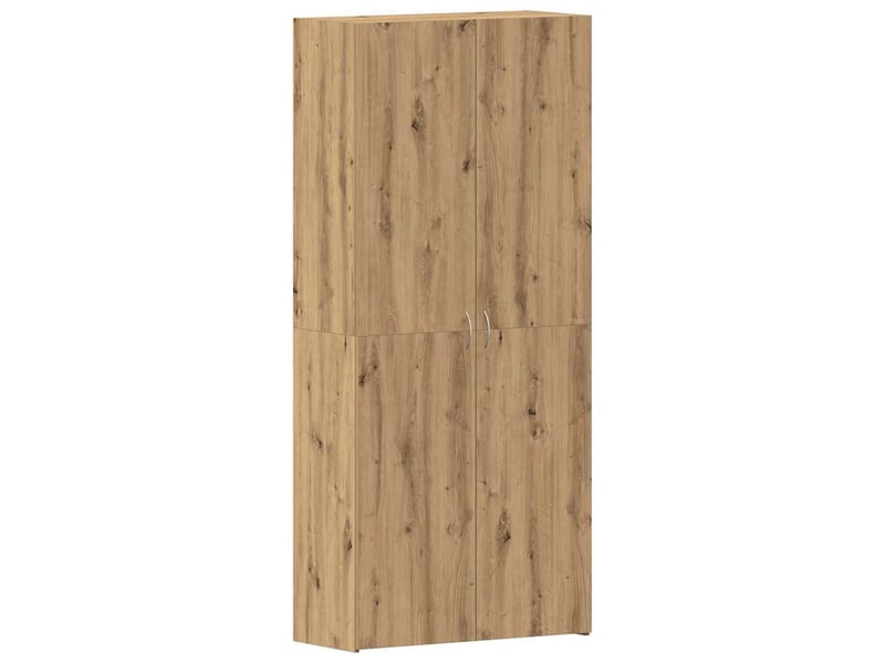  Meuble à chaussure, cabinet à chaussures 80x35.5x180 cm bois d'ingénierie shl64  - Conforama A