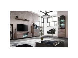 Buffet 2 porte(s) MEUBLORAMA - 300 cm coloris gris