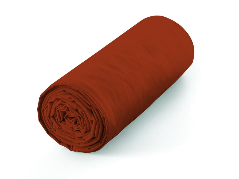  Drap housse 2 en 1 imperméable 90 x 190 cm coton 57 fils duo protect paprika CP-DHDUOPROTECT90-PAPRIKA - Conforama D