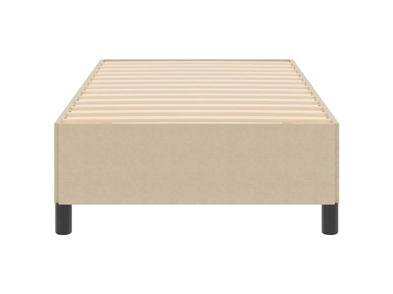 Lit simple- lit adulte - lit à ressorts vert gris 80 x 200 cm tissu en velours côtelé - Conforama D