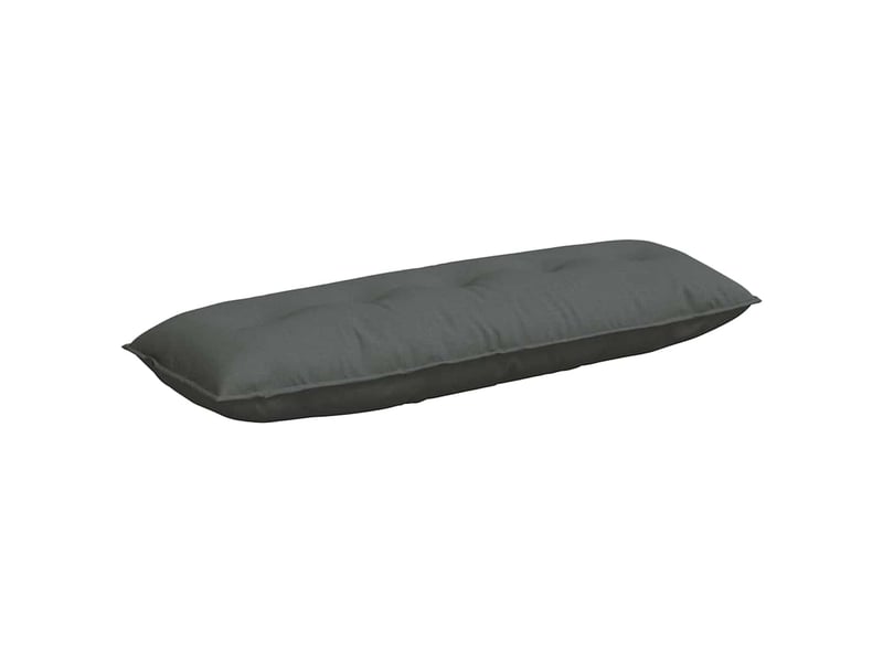  Coussin de dos, coussin de dossier gris foncé 140 x 19 x 50 cm tissu cf54698  - Conforama A
