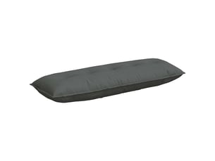 Coussin de dos, coussin de dossier gris foncé 140 x 19 x 50 cm tissu cf54698