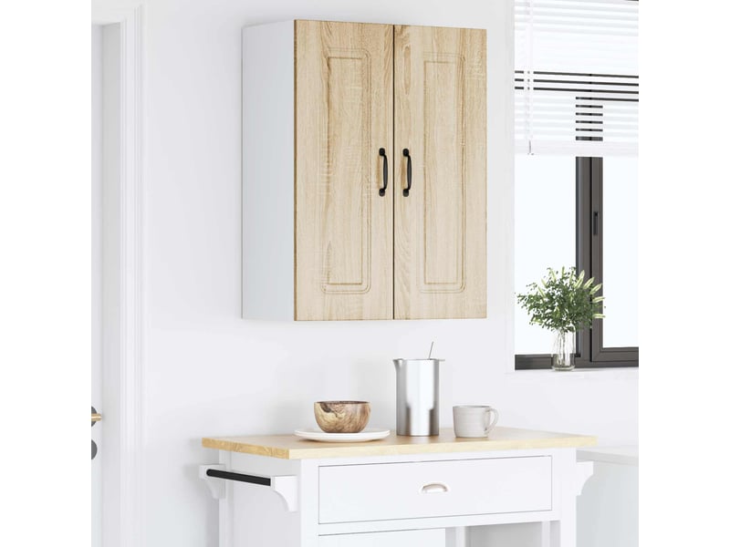  Meuble mural de cuisine | armoire de cuisine chêne sonoma 60x31x80cm shl2344  - Conforama D