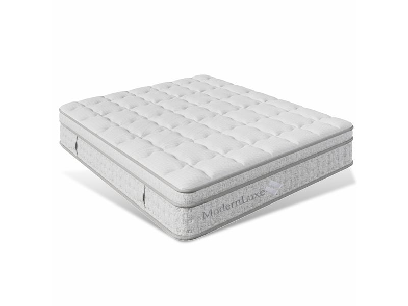  Matelas 140x200 cm - épaisseur 25 cm, soutien h3, 7 zones, 4 poignées latérales, ressorts ensachés et mousse à froid, certifié oeko-tex, blanc Luxe haut de gamme - Conforama A