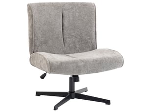 Fauteuil fixe pivotant <strong>PANGIVO</strong> <strong></strong> Velours gris