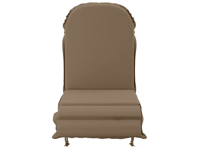 Coussin de transat ensoleillé, coussin pour bain de soleil gemert 100 % polyester taupe cf56055 - Conforama D
