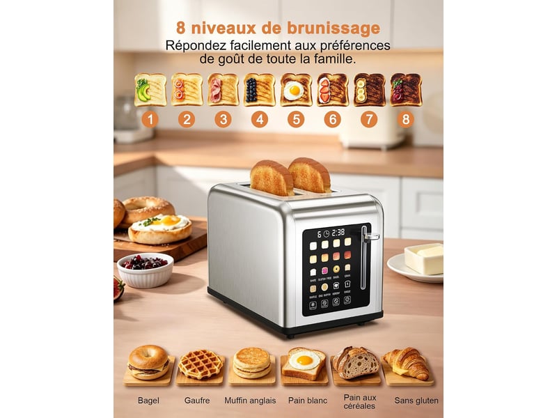  Poubelle cuisine avec pédale cubik deco 21 l, 33,5 x 30 x 39 cm  - Conforama D