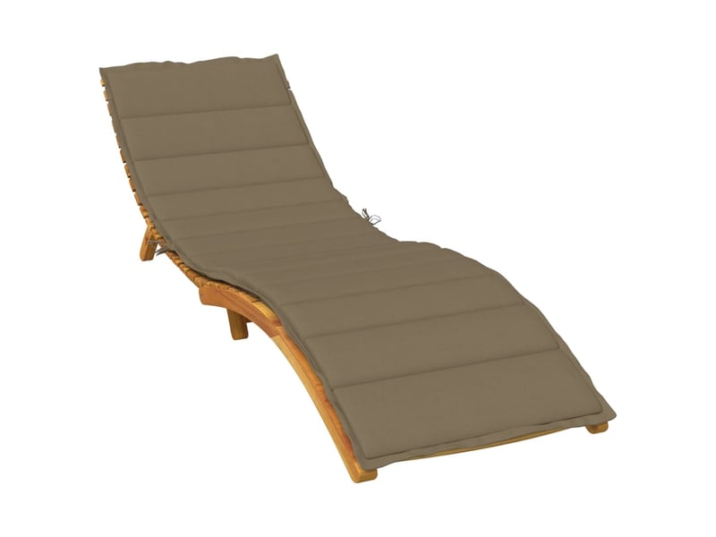  Coussin de chaise longue taupe mélangé 200x70x4 cm tissu cf32515  - Conforama B