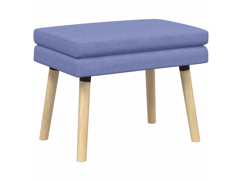  Banc d'entrée, banc à double couche bleu denim 60x40x46 cm tissu  - Conforama A