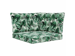 Coussin de canapé d'extérieur, coussin de chaise polyester motif feuilles cf54110