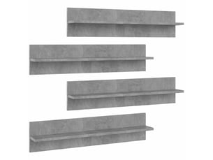 Etagère 80 cm coloris gris