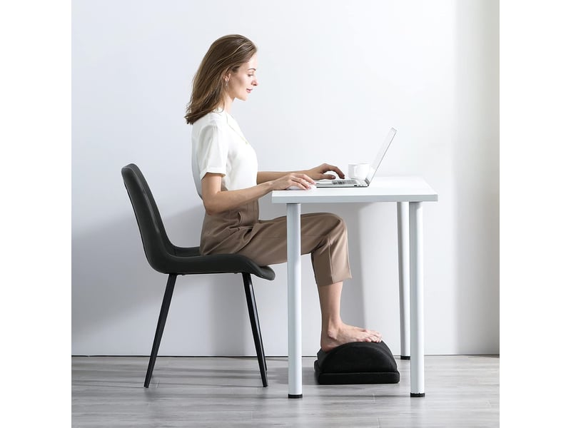 Repose-pieds bureau avec 2 options de hauteur réglable double - Conforama D