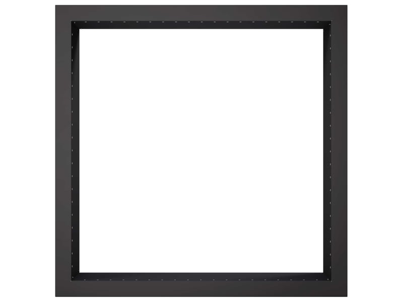  Anneau de foyer extérieur, anneau de braséro noir 80x80x25 cm acier shl25151  - Conforama E