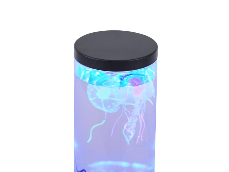  Tube à bulles noir 30cm avec led rgb - dweller  - Conforama B