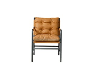 Fauteuil fixe MAISONORA  Simili marron