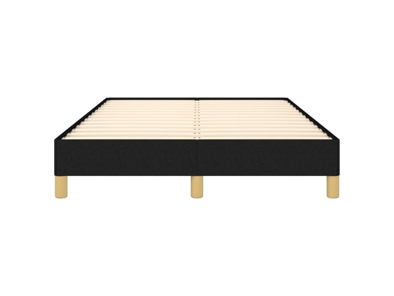  Lit double- lit adulte -  cadre de lit sans matelas noir 120x190 cm tissu  - Conforama D