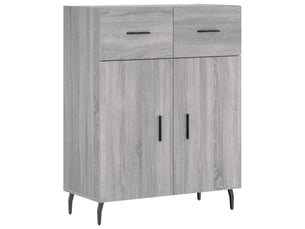 Buffet - bahut - meuble de rangement sonoma gris 69,5x34x90 cm bois d'ingénierie