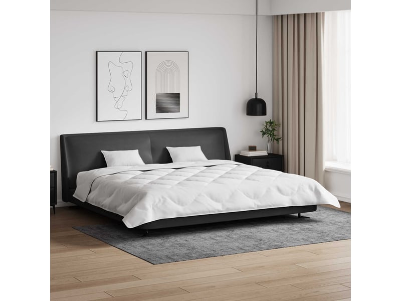  Duvet d'hiver avec oreiller 3 pièces - couette blanc microfibre  - Conforama B