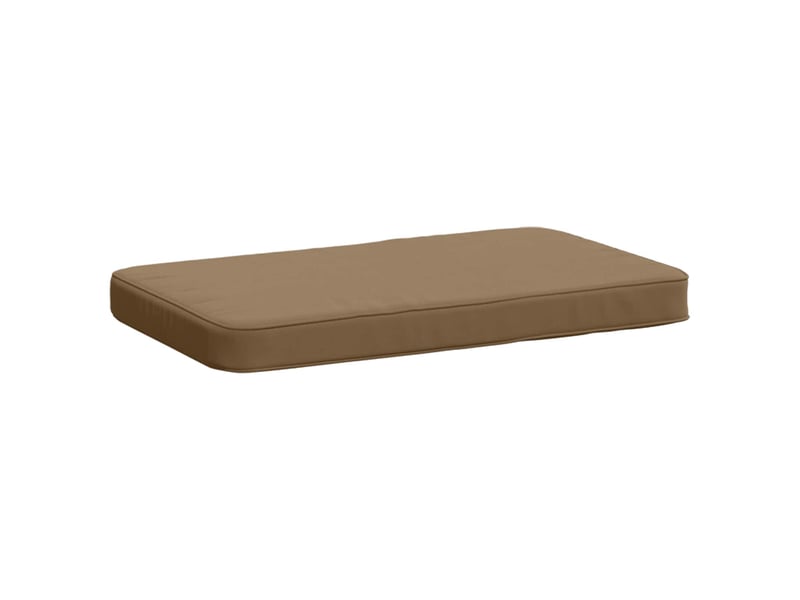  Lot de 2 coussins de banc, coussins d'assise vught 100 % polyester taupe cf58564  - Conforama D