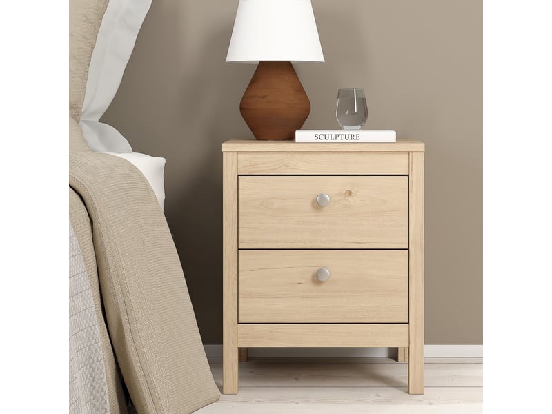  Commode fred, une étagère, 44x38x54h cm, chêne brun Fred - Conforama B