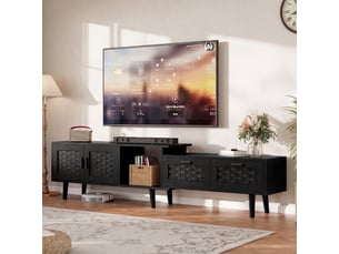 Meuble tv coloris noir 146 cm <strong>SHOPENTRA</strong> <strong></strong>