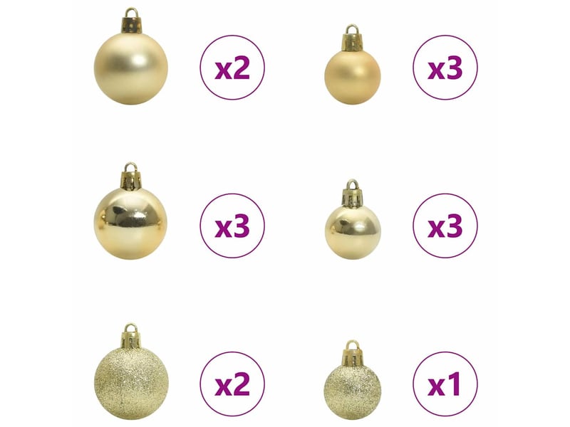Sapin de noël artificiel, arbre de noël vert 120 cm pvc et acier et plastique shl8959 - Conforama D