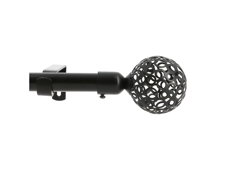  Kit de tringle extensible en métal avec embouts sphériques  d1916 mm 160-300 cm  - Conforama B