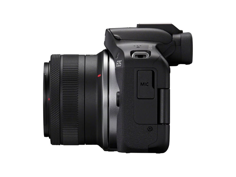  Canon eos r50, black + rf-s 18-45mm f4.5-6.3 is stm kit milc 24,2 mp cmos 6000 x 4000 pixels noir 162766 - Conforama E