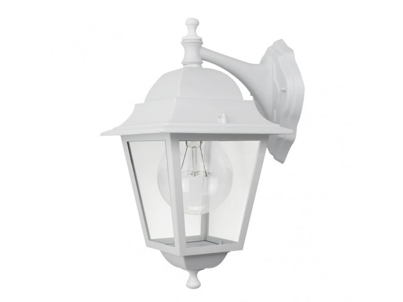  Applique extérieure classique fabrilamp spica blanc, 1 x e27, ip44, 42 x 28 x 21,5 cm 149261001 - Conforama A