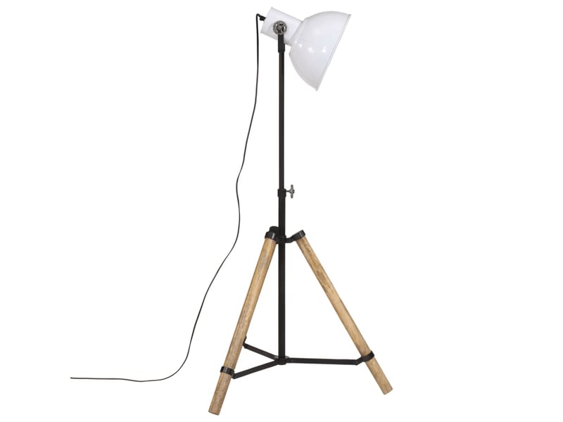  Lampadaire salon, lampe sur pied 25 w blanc 75x75x90-150 cm e27  - Conforama D