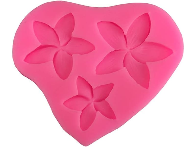  Plumeria fleur fondant fondant silicone moule de décoration outils de décoration fleur fleur polymère moules de bonbons au chocolat en argile polymère NO Commercial reference - Conforama B