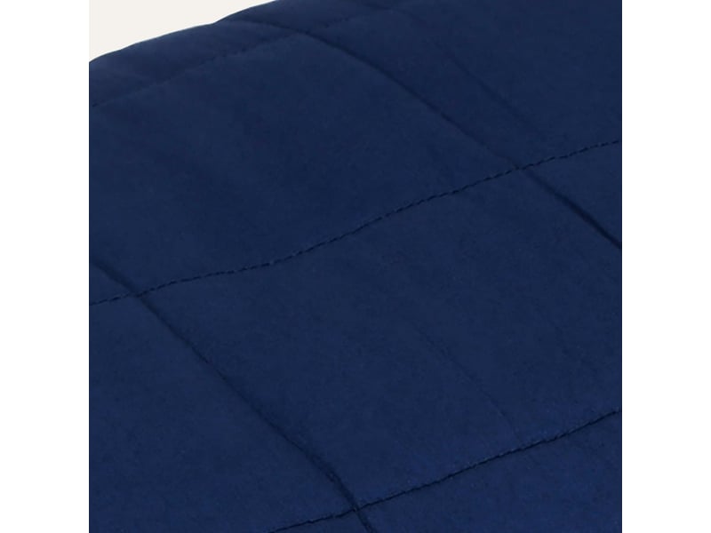  Couverture lestée adulte bleu 200x230 cm 9 kg tissu shl52296  - Conforama D