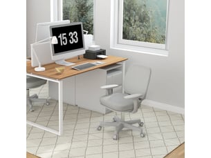 Chaise de bureau <strong>MEULVA</strong> <strong></strong> avec assise réglable en hauteur