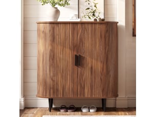 Buffet 2 porte(s)  0 tiroir(s) OKWISH  - 85 cm coloris marron 