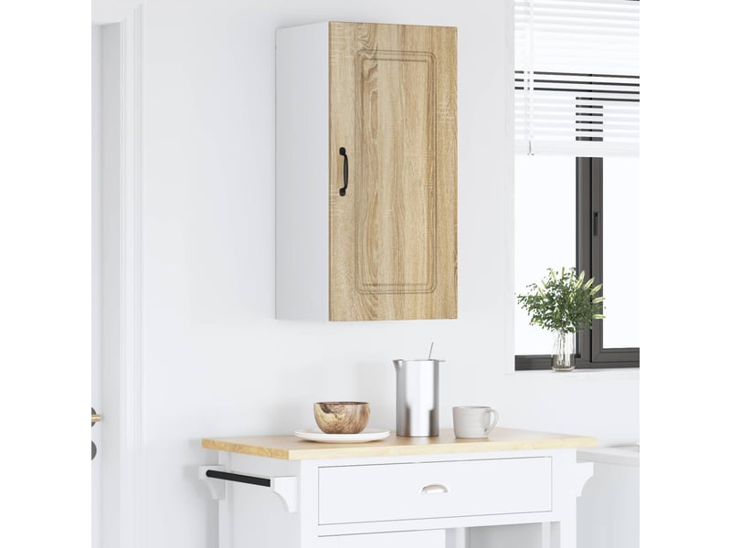 Meuble mural de cuisine | armoire de cuisine chêne sonoma 40x31x80cm shl3906 - Conforama D