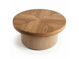 Table basse rond(e) coloris naturel <strong>HAVRYA</strong> <strong></strong> - 78 cmx778 cm