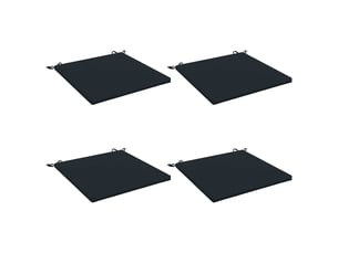 Lot de 4 coussins de siège, coussins d'assise soest 100 % polyester cf60201