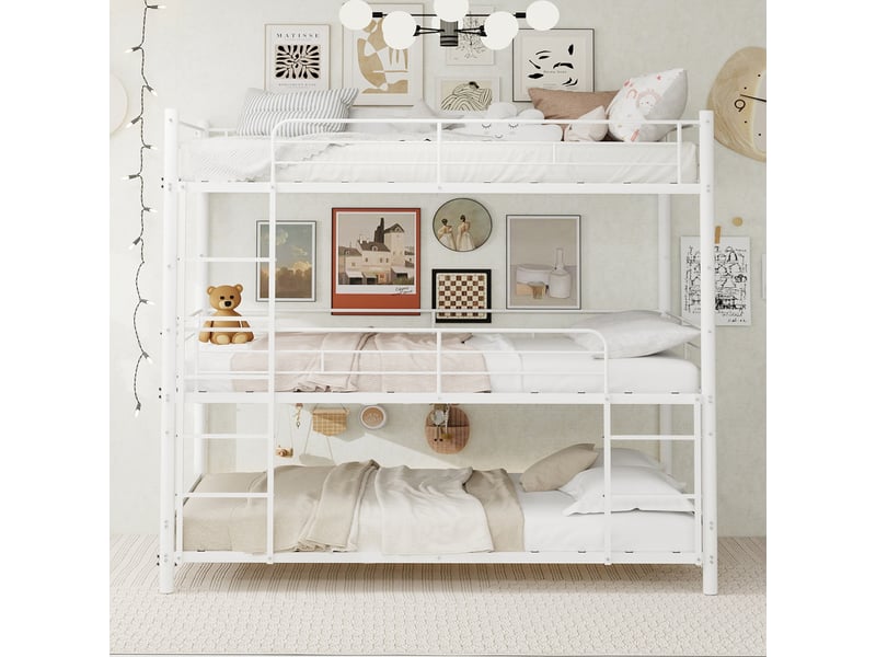 Cadre de lit, blanc, lit enfant 90x190 cm - Conforama D